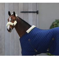 Schapenvacht hoes voor halster 4 stuks Kentucky Zwart