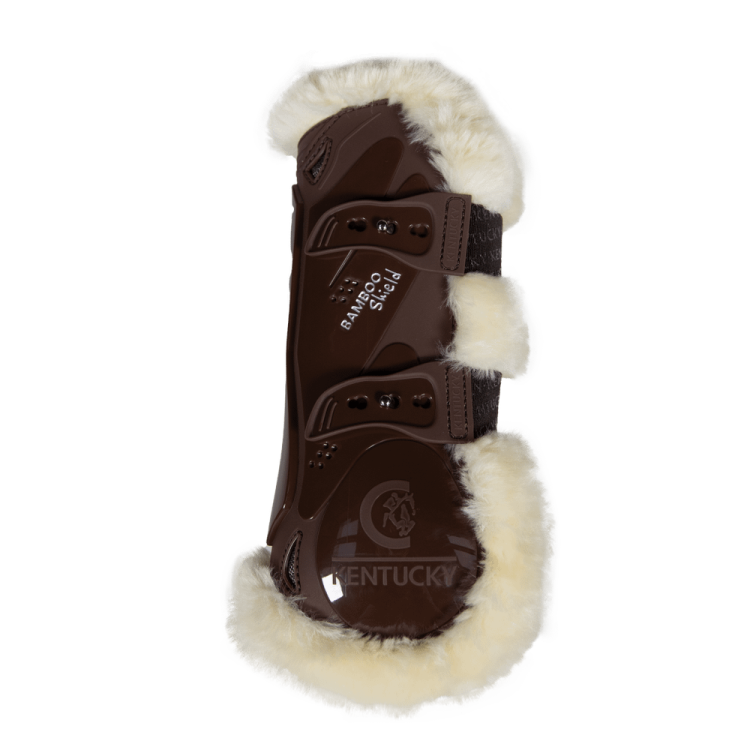 Bamboo Elastische Peesbeschermers vegan schapenvacht Kentucky Bamboo Elastische Peesbeschermers vegan schapenvacht Kentucky