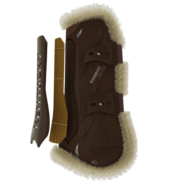 Bamboo Elastische Peesbeschermers vegan schapenvacht Kentucky Bamboo Elastische Peesbeschermers vegan schapenvacht Kentucky