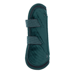 Bamboo Elastische Fluwelen Peesbeschermers Kentucky Donkergroen Bamboo Elastische Fluwelen Peesbeschermers Kentucky Donkergroen