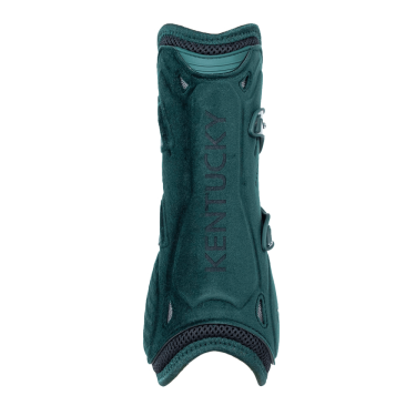 Bamboo Elastische Fluwelen Peesbeschermers Kentucky Donkergroen Bamboo Elastische Fluwelen Peesbeschermers Kentucky Donkergroen