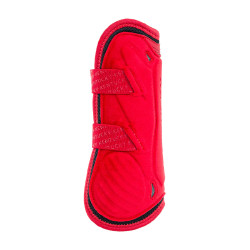 Bamboo Elastische Fluwelen Peesbeschermers Kentucky Rood