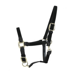 Gevlochten Nylon Halster Kentucky Zwart