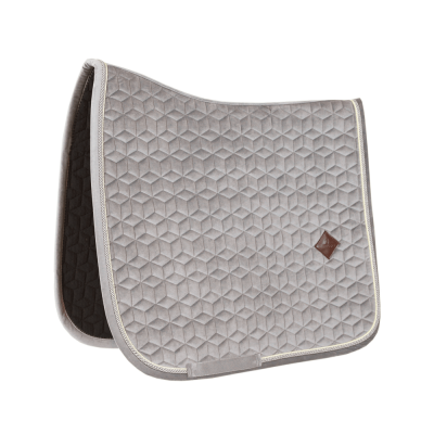 Tapis de selle Basic Velvet dressage Kentucky Beige