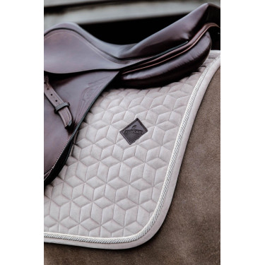 Tapis de selle Basic Velvet jumping Kentucky Beige