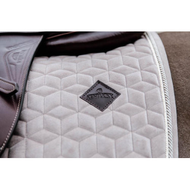 Tapis de selle Basic Velvet jumping Kentucky Beige