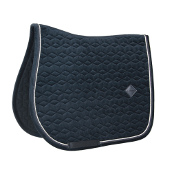 Zadeldek Basic Velvet jumping Kentucky Zwart Zadeldek Basic Velvet jumping Kentucky Zwart