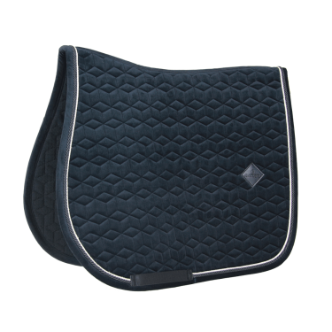 Zadeldek Basic Velvet jumping Kentucky Zwart Zadeldek Basic Velvet jumping Kentucky Zwart