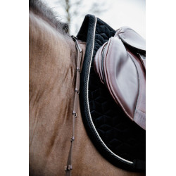 Zadeldek Basic Velvet jumping Kentucky Zwart Zadeldek Basic Velvet jumping Kentucky Zwart