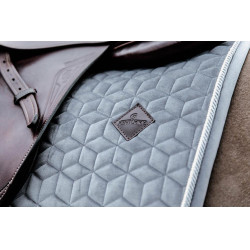 Zadeldek Basic Velvet jumping Kentucky Grijs Zadeldek Basic Velvet jumping Kentucky Grijs