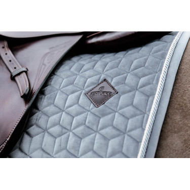 Zadeldek Basic Velvet jumping Kentucky Grijs Zadeldek Basic Velvet jumping Kentucky Grijs