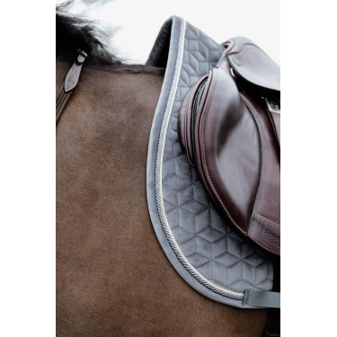 Zadeldek Basic Velvet jumping Kentucky Grijs Zadeldek Basic Velvet jumping Kentucky Grijs