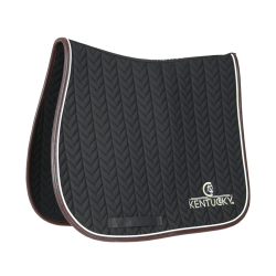 Zadeldek Fishbone Leather jumping Kentucky Zwart