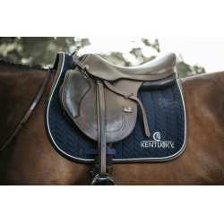 Zadeldek Fishbone Leather jumping Kentucky Marineblauw