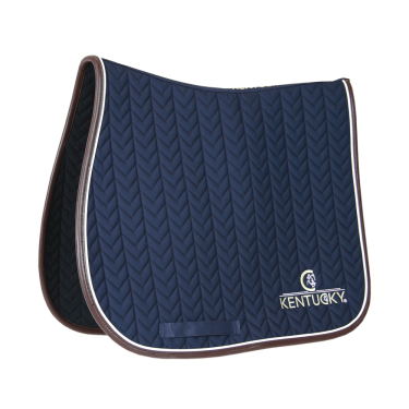 Zadeldek Fishbone Leather jumping Kentucky Marineblauw