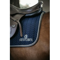 Zadeldek Fishbone Leather jumping Kentucky Marineblauw