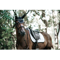 Zadeldek Fishbone Leather jumping Kentucky Wit