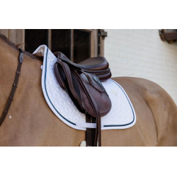 Zadeldek Glitter Rope jumping Kentucky Wit / marineblauw Zadeldek Glitter Rope jumping Kentucky Wit / marineblauw