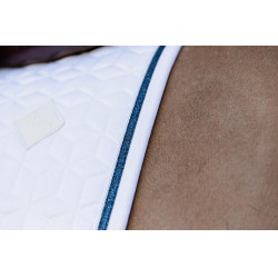 Zadeldek Glitter Rope jumping Kentucky Wit / marineblauw Zadeldek Glitter Rope jumping Kentucky Wit / marineblauw