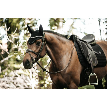 Zadeldek Pearls dressuur Kentucky Zwart Zadeldek Pearls dressuur Kentucky Zwart