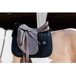 Zadeldek Skin Friendly Velvet jumping Kentucky Zwart