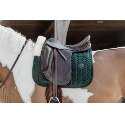 Zadeldek Skin Friendly Velvet jumping Kentucky Donkergroen