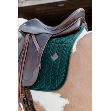 Zadeldek Skin Friendly Velvet jumping Kentucky Donkergroen Zadeldek Skin Friendly Velvet jumping Kentucky Donkergroen