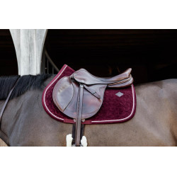 Tapis de selle Velvet jumping Kentucky Bordeaux Tapis de selle Velvet jumping Kentucky Bordeaux