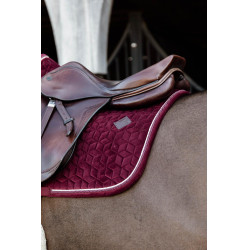 Tapis de selle Velvet jumping Kentucky Bordeaux Tapis de selle Velvet jumping Kentucky Bordeaux