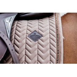 Tapis de selle Velvet Pearls jumping Kentucky Beige