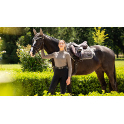 LeMieux Loire Classic Close Contact Square zadeldek Walnoot Bruin LeMieux Loire Classic Close Contact Square zadeldek Walnoot Bruin