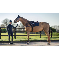 LeMieux Crystal Suede Close Contact Zadeldek Zwart