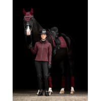 LeMieux Crystal Suede Dressuur Zadeldek Zwart LeMieux Crystal Suede Dressuur Zadeldek Zwart