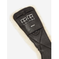 Voorgevormde dressuursingel LeMieux Arika Simuwool Bruin