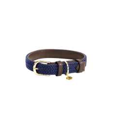 Halsband voor hond Gevlochten Nylon Kentucky Marineblauw Halsband voor hond Gevlochten Nylon Kentucky Marineblauw