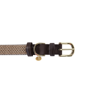 Halsband voor hond Gevlochten Nylon Kentucky Marineblauw