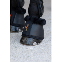 Leren schapenkappen Kentucky Zwart/zwart Leren schapenkappen Kentucky Zwart/zwart