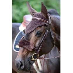 Schapenvacht hoes voor neusriem Kentucky Bruin Schapenvacht hoes voor neusriem Kentucky Bruin