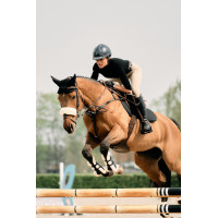 Schapenvacht hoes voor neusriem Kentucky Zwart