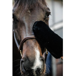 Kentucky schapenvacht poetshandschoen Zwart