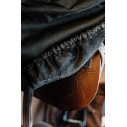 Waterdichte zadeldekking springwedstrijd Kentucky Zwart