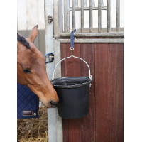 Nylon Bevestigingsriem Karabijnhaak En Ring Kentucky Zwart