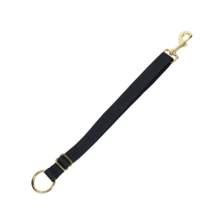 Nylon Halstertouw Met Musketonhaak En Ring Lang Kentucky Zwart Nylon Halstertouw Met Musketonhaak En Ring Lang Kentucky Zwart
