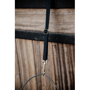 Nylon Halstertouw Met Musketonhaak En Ring Lang Kentucky Zwart Nylon Halstertouw Met Musketonhaak En Ring Lang Kentucky Zwart