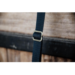 Nylon Halstertouw Met Musketonhaak En Ring Lang Kentucky Zwart Nylon Halstertouw Met Musketonhaak En Ring Lang Kentucky Zwart