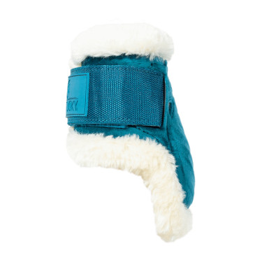 Jong paarden kogelbeschermer Velvet vegan schapenvacht Kentucky Smaragd Groen