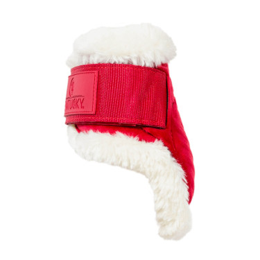 Jong paarden kogelbeschermer Velvet vegan schapenvacht Kentucky Rood