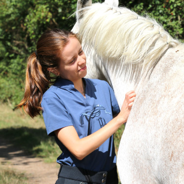 Polo Iliana Pénélope Blauw / grijs