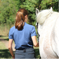 Polo Iliana Pénélope Blauw / grijs