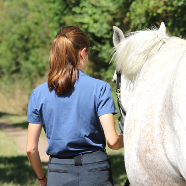 Polo Iliana Pénélope Blauw / grijs